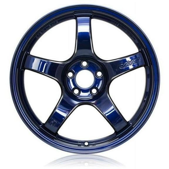 Gram Lights WGCRX12EEBP 18 x 9.5 in. 57CR Plus 12 mm Offset 5 x 114.3 mm Bolt Pattern Wheel, Eternal Blue