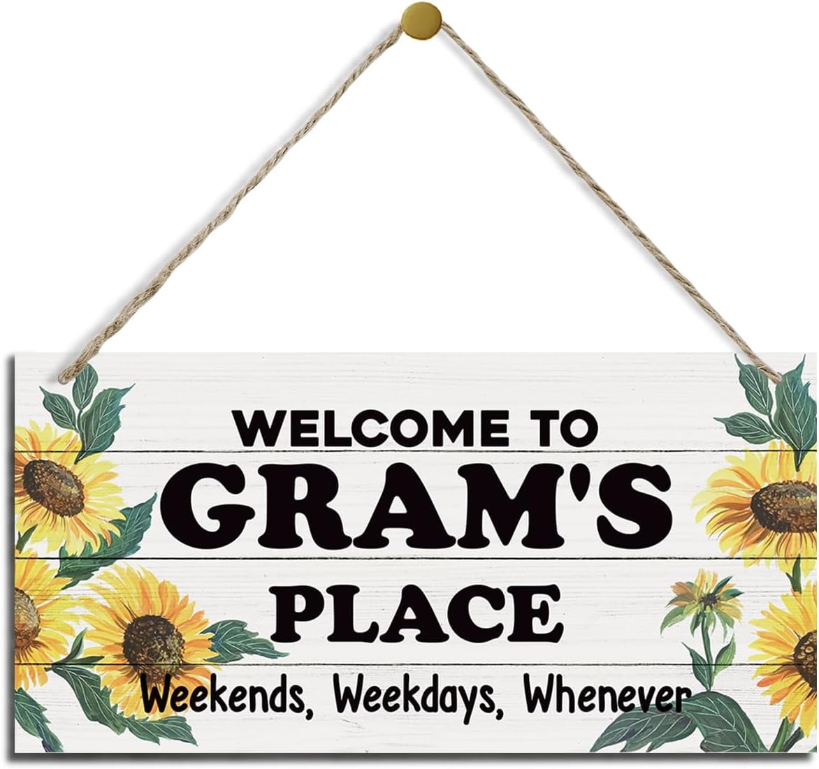 Gram Wood Sign, Welcome To Gram's Place Sign Welcome Decor for Gram ...