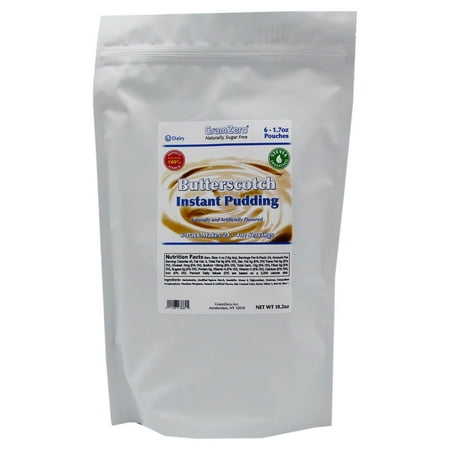 GramZero Stevia Sweetened Sugar Free Pudding Mix Flavor: Butterscotch