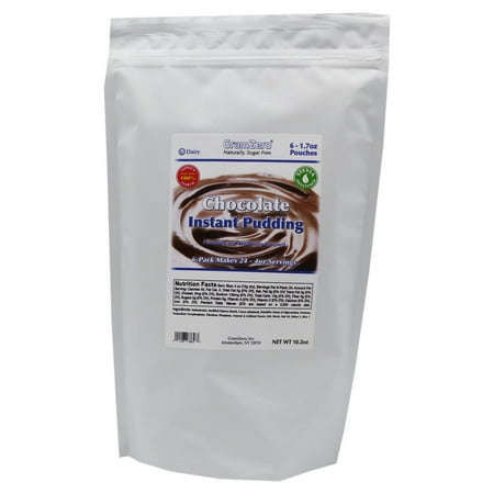 GramZero Stevia Sweetened Sugar Free Pudding Mix Flavor: Chocolate