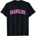 thumbnail image 1 of Grambling Louisiana LA Vintage Sports Design Pink Design T-Shirt, 1 of 4