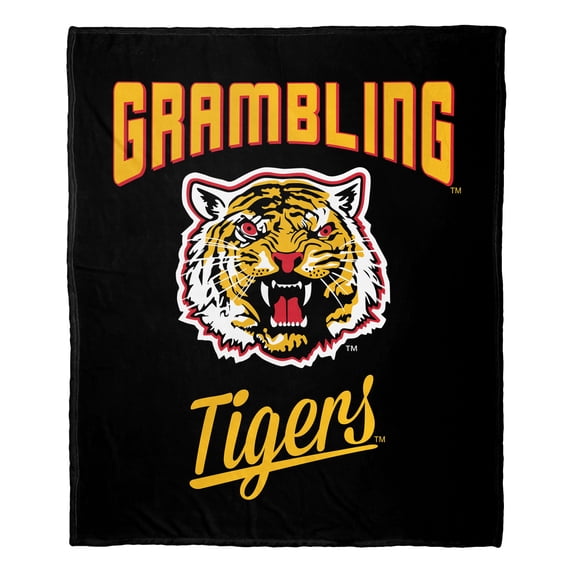 The Northwest 1COL-23600-0138-OOF 50 x 60 in. NCAA Grambling State University Alumni Silk Touch Throw Blanket