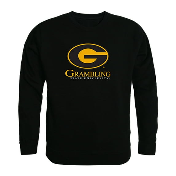 Grambling State University Tigers College Crewneck Sweatshirt - Black, X-Large