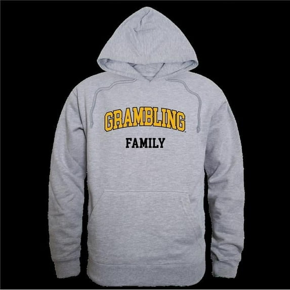 Grambling State University Tigers Family Hoodie, Heather Grey - Small