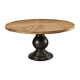 thumbnail image 1 of Gramercy 60-inch Diameter Round Reclaimed Pine Pedestal Dining Table, 1 of 4