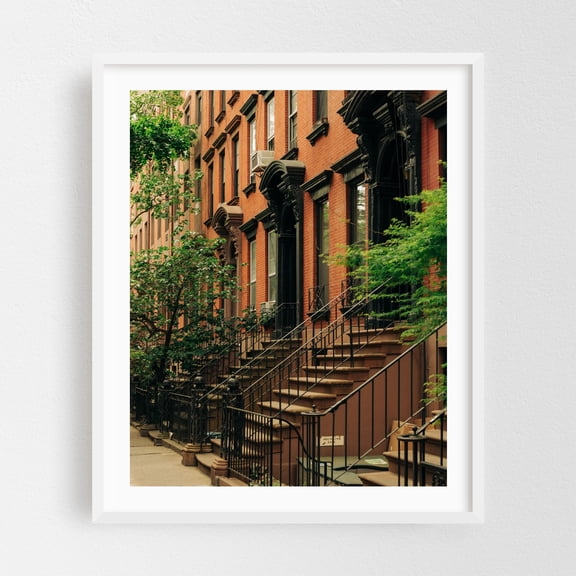 Gramercy Park Residential 06 - Manhattan New York Photography White Framed Wall Art Print 30 x 40 inches