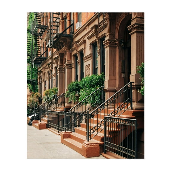 Gramercy Park Residential 09 - Manhattan New York Photography Architecture City Street Photography Cityscape Vintage Travel Poster Unframed Wall Art Print 24 x 30 inches