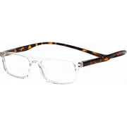 Gramercy Rectangular Reading Glasses Men Women One Power Readers Neck Hanging Magnetic Snap It Rear Connecting