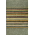 thumbnail image 1 of Gramercy Wool Hand Loomed Grey Runner 2'6" X 8', 1 of 2