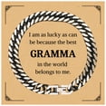 thumbnail image 1 of Gramma Cuban Link Chain Bracelet - Belongs to me - Engraved Grandmothers Gift for Birthday, Christmas, and Holidays, 1 of 6