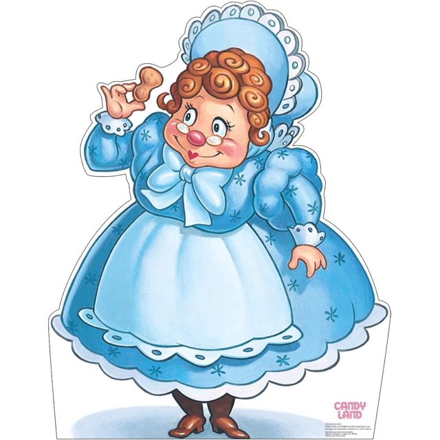 Gramma Nutt Cardboard Cutout Standup Candy Land