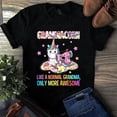 thumbnail image 1 of Grammacorn Like a Normal Grandma Only More Awesome Sewing Quilting Tshirt, 1 of 2