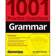 Grammar 1001 Practice Questions for Dummies + Free Online Practice, Paperback