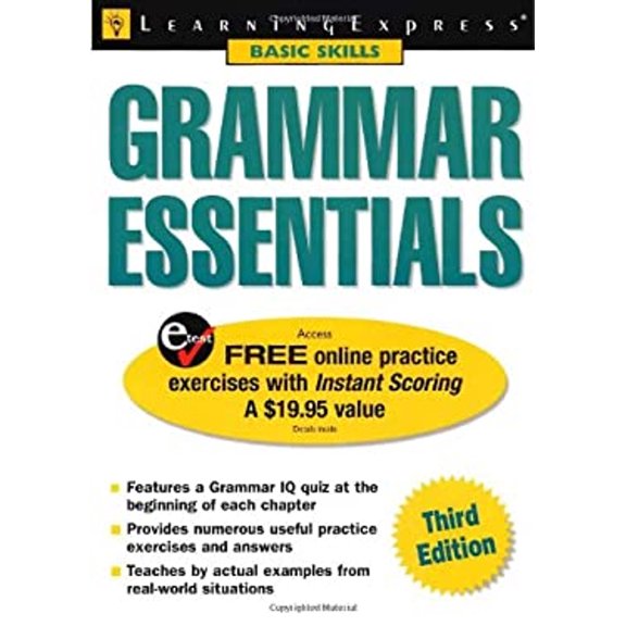 Pre-Owned Grammar Essentials (Learning Express: Basic Skills) (Paperback) 1576855414 9781576855416