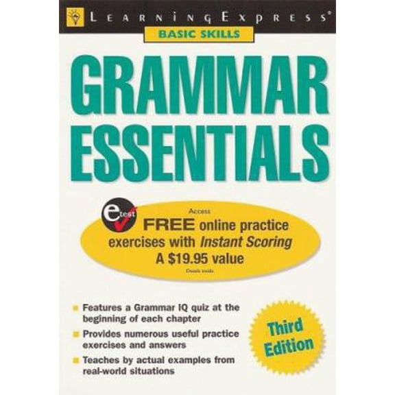 Pre-Owned Grammar Essentials (Learning Express: Basic Skills) (Paperback) 1576855414 9781576855416