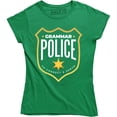 thumbnail image 1 of Grammar Police To Correct And Serve Joke Funny Humor Parody Women' T-Shirt, 1 of 4