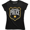thumbnail image 1 of Grammar Police To Correct And Serve Joke Funny Humor Parody Women' T-Shirt, 1 of 4