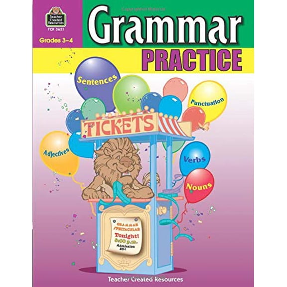 Pre-Owned Grammar Practice, Grades 3-4 (Paperback) 0743936213 9780743936217