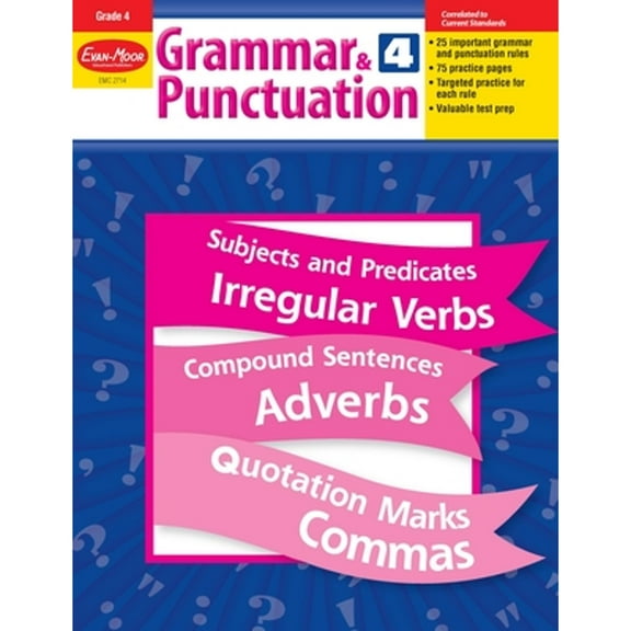 Pre-Owned Grammar & Punctuation, Grade 4 Teacher Resource (Paperback) 1557998485 9781557998484
