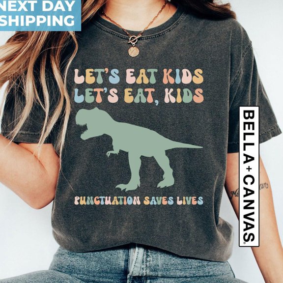 Grammar Shirt, English Teacher Shirt, Back To School, Kindergarten Shirt, Punctuation Shirt, Punctuation Shirt, Commas Shirt