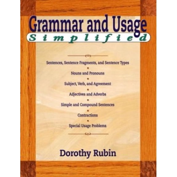 Pre-Owned Grammar Simplified, 9780321122490, 0321122496, Paperback, 1 edition