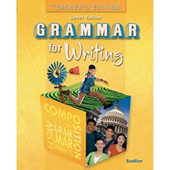 Pre-Owned Grammar for Writing, Level Yellow, Teacher's Edition (Paperback) 082150228X 9780821502280