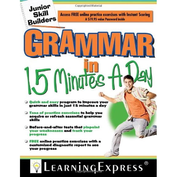 Pre-Owned 15 Minutes a Day: Grammar in 15 Minutes a Day : Junior Skill Buider (Paperback)