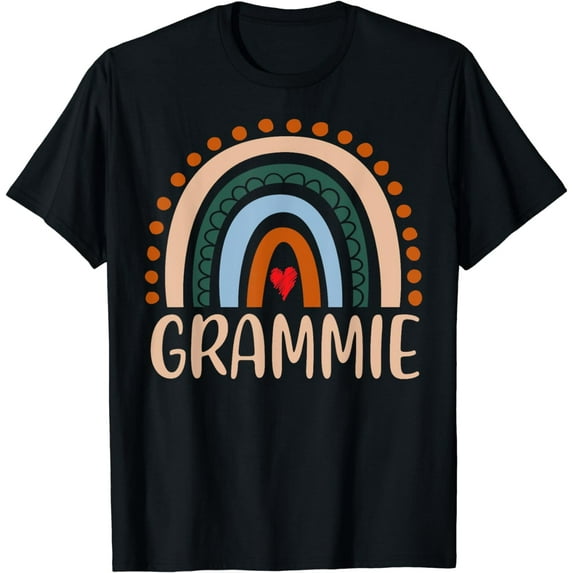 Grammie Rainbow Grandma Cute Mothers Day Funny Grammie T-Shirt