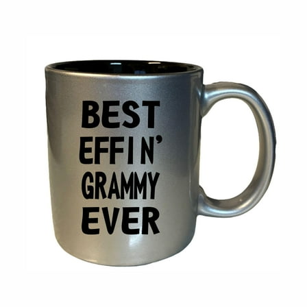 Grammy Coffee Mugs, Best Effin Grammy Ever 11oz Ceramic Coffee Cup Teacup with Handle, Funny Birthday Gifts