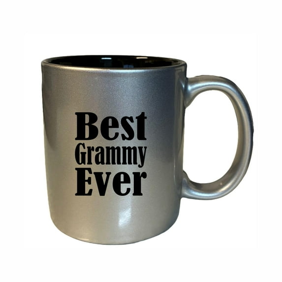 Grammy Coffee Mugs, Best Grammy Ever 11oz Ceramic Coffee Cup Teacup with Handle, Funny Birthday Gifts