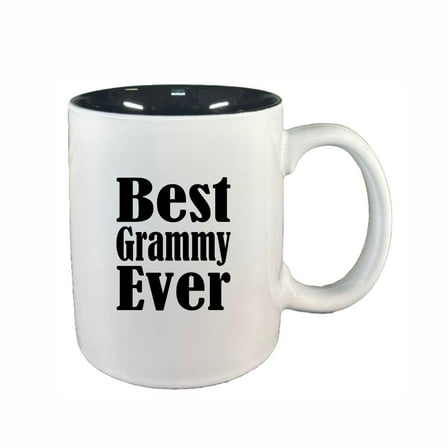 Grammy Coffee Mugs, Best Grammy Ever 11oz Ceramic Coffee Cup Teacup with Handle, Funny Birthday Gifts