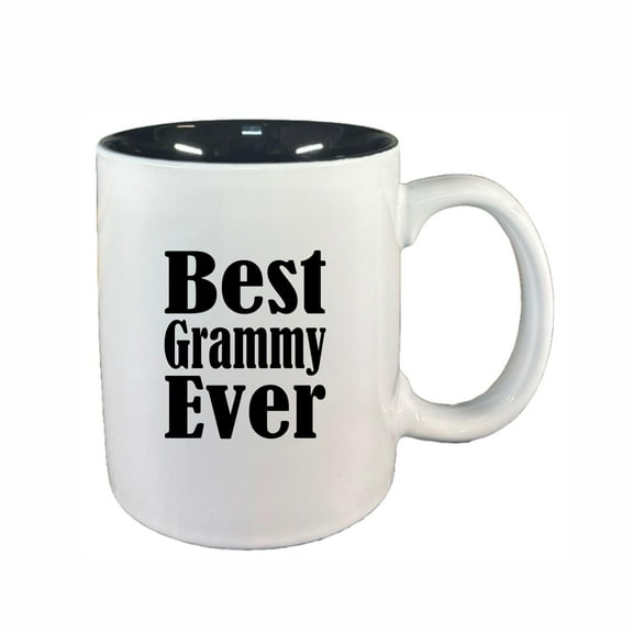 Grammy Coffee Mugs, Best Grammy Ever 11oz Ceramic Coffee Cup Teacup with Handle, Funny Birthday Gifts