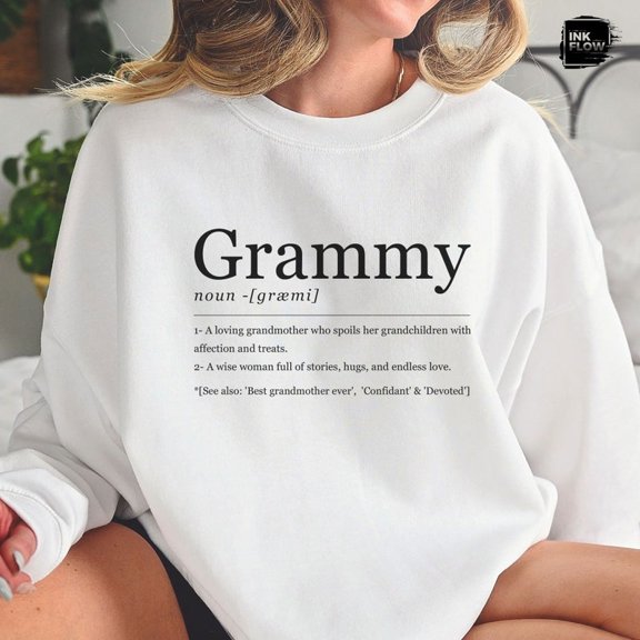 Grammy Definition Sweatshirt, Grandma Sweater, and Grammy Hoodie, Mothers Day Gift, Moms, Grandparents Trendy Gift SWEATSHIRT All Size S-5XL