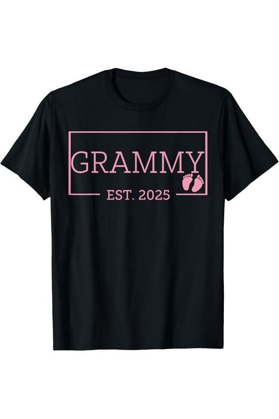 Grammy Established Est 2025 New Born Mother Gift T-Shirt Unisex S-5XL Hot Trending Shirt, Vintage Birthday Gift