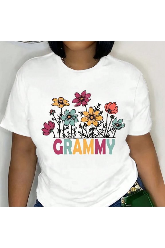 Grammy Floral Shirt, Grammy Wildflowers T-Shirt, Grandma Tee, Grammy Gift, Mothers Day Gift, Grammy Birthday Gift Idea, New Grandma Gift
