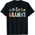thumbnail image 1 of Grammy Gifts Women Wildflower Floral Design Grammy T-Shirt, 1 of 4