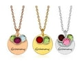 thumbnail image 1 of Grammy Necklace Personalized With Grandkids Birth Month Birthstones - Grammy Gifts from Grandkids - Custom Grandma Jewelry with Custom Birth Stone Charms Handmade Jewelry - Mother's Day Gifts, 1 of 6