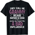 thumbnail image 1 of Grammy They Call Me Grammy Partner In Crime T-Shirt, 1 of 4