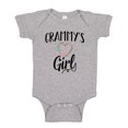 thumbnail image 1 of Grammy's Girl Baby Bodysuit One Piece NB Athletic Heather, 1 of 3