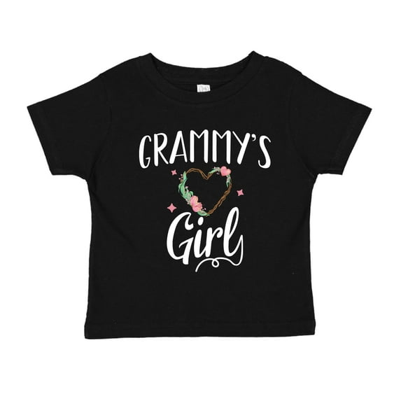 Grammy's Girl Toddler T-Shirt 2T Black