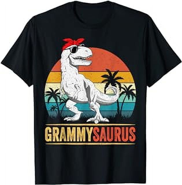 Grammysaurus T Rex Dinosaur Grammy Saurus Family Matching T-shirt 