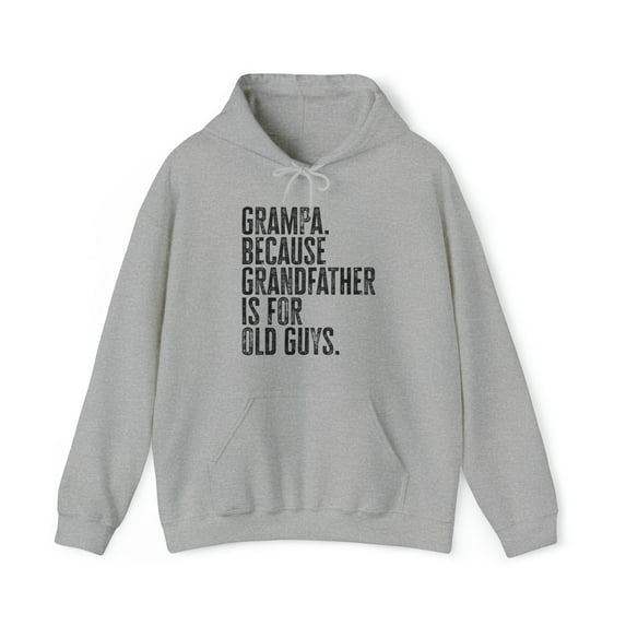 Grampa New Grandpa Fathers Day Grandfather Hoodie, Gifts, Hooded Sweatshirt