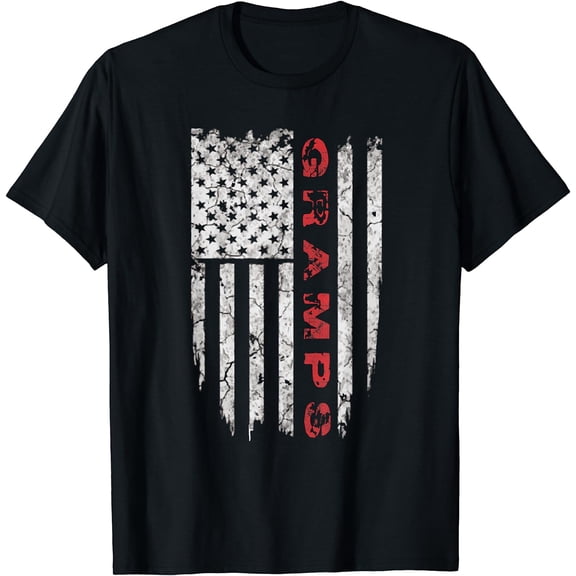 Gramps American Flag T-shirt Grandpa Gifts Men Tee Shirts