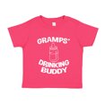 thumbnail image 1 of Gramps' Drinking Buddy Toddler T-Shirt 2T Cyber Pink, 1 of 3