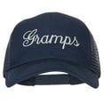 thumbnail image 1 of Gramps Embroidered Solid Cotton Mesh Pro Cap - Navy OSFM, 1 of 5