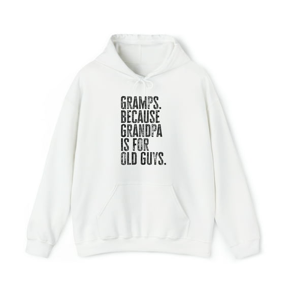 Gramps New Grandpa Fathers Day Grandfather Hoodie, Gifts, Hooded Sweatshirt