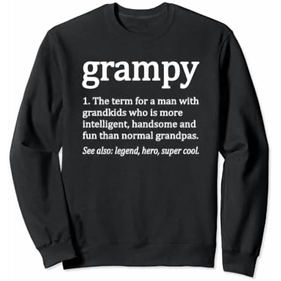 Grampy Definition Grandpa Sweatshirt - Walmart.com