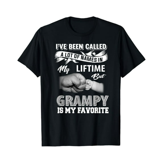 Grampy Is My Favorite Name Funny Grandpa Gift Father'S Day T-Shirt Unisex S-5XL Hot Trending Shirt, Vintage Birthday Gift