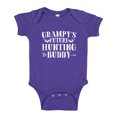 thumbnail image 1 of Grampy's Future Hunting Buddy Baby Bodysuit One Piece 6 mo Purple, 1 of 3