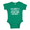 thumbnail image 1 of Grampy's Future Hunting Buddy Baby Bodysuit One Piece NB Kelly Green, 1 of 3